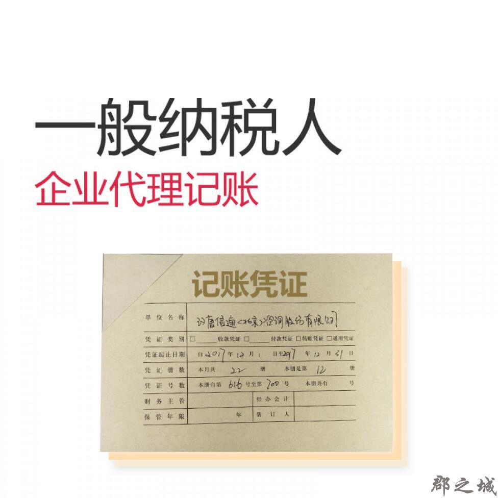 一般纳税人企业代理记账/年